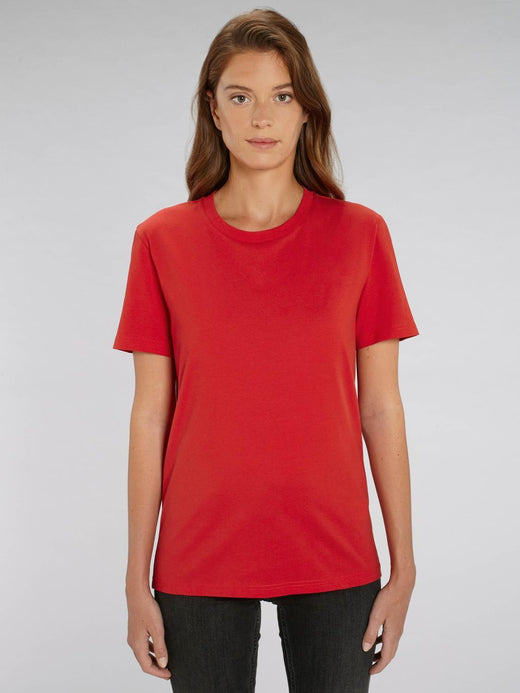 T-Shirt Rossa in Cotone Fruit of The Loom