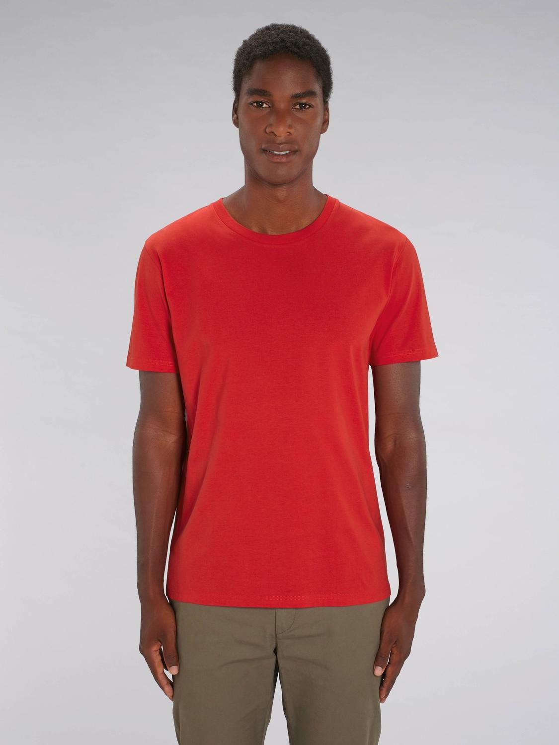 T-Shirt Rossa in Cotone Fruit of The Loom