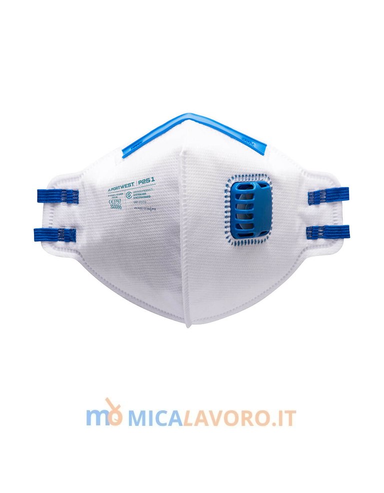 Mascherina FFP2 pieghevole Portwest