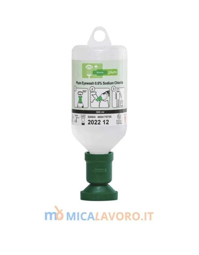 Soluzione per Lavaggio Oculare 500ml Plum Safety