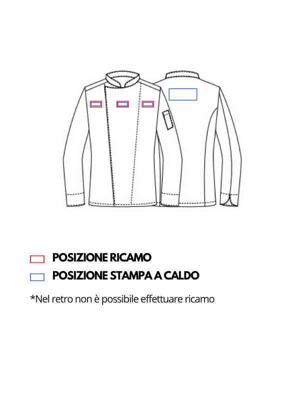 Giacca da cuoco FEDERICO Giblor's